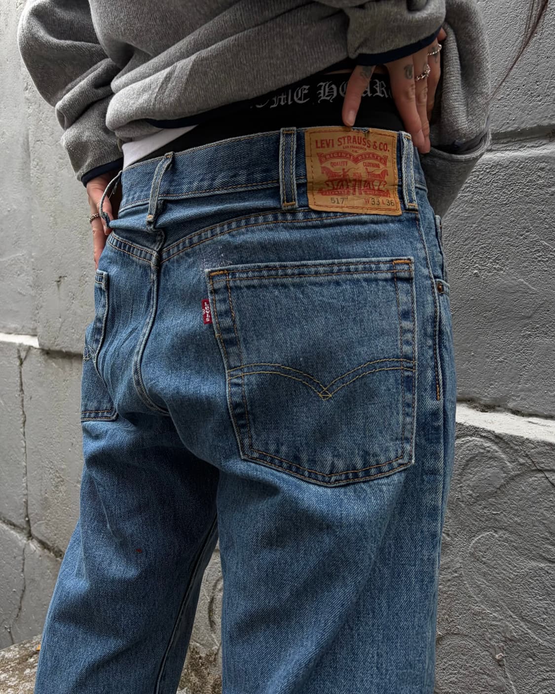 00s LEVIS 517 denim boots cut pants 상품이미지2