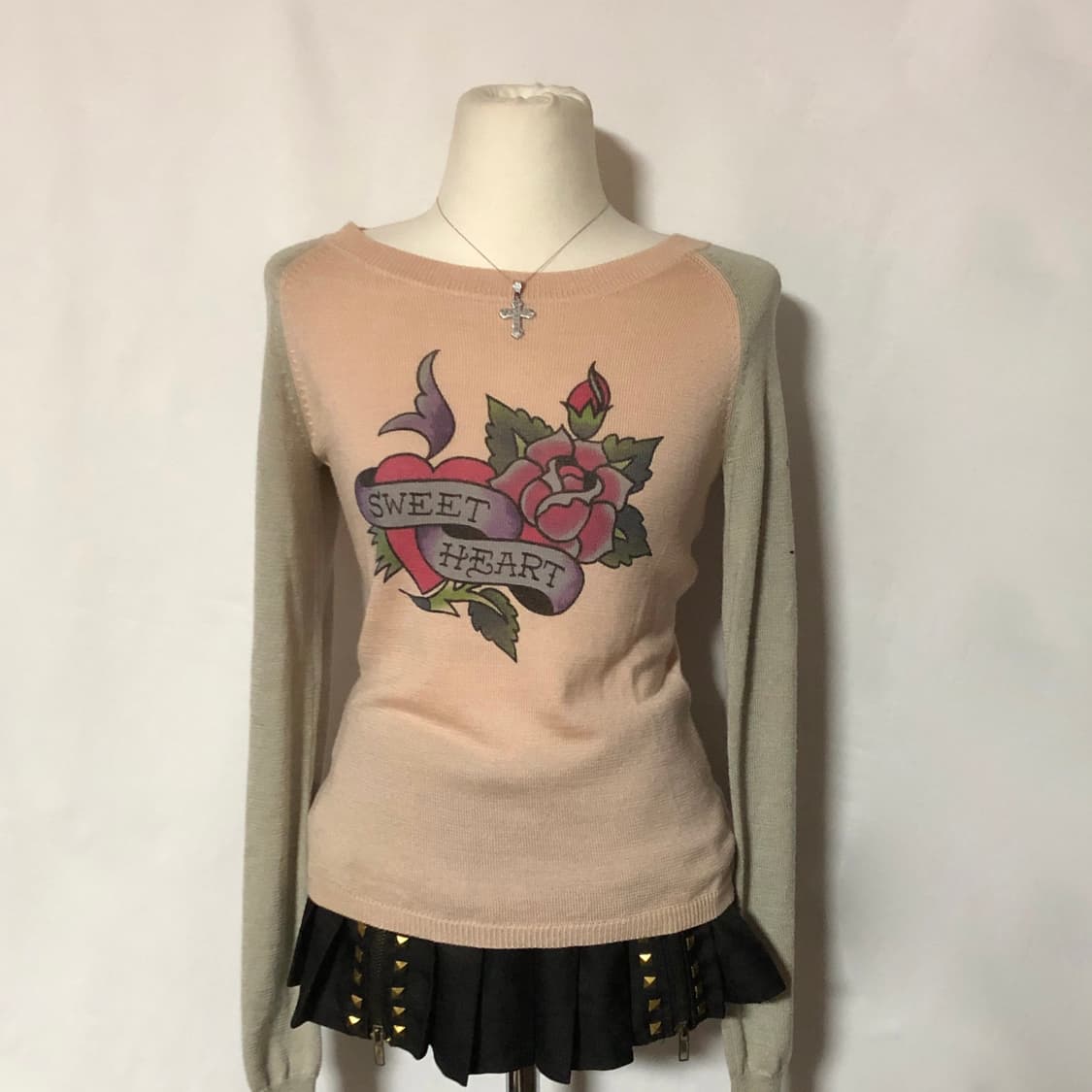 에드하디 니트  핑크 상품이미지5