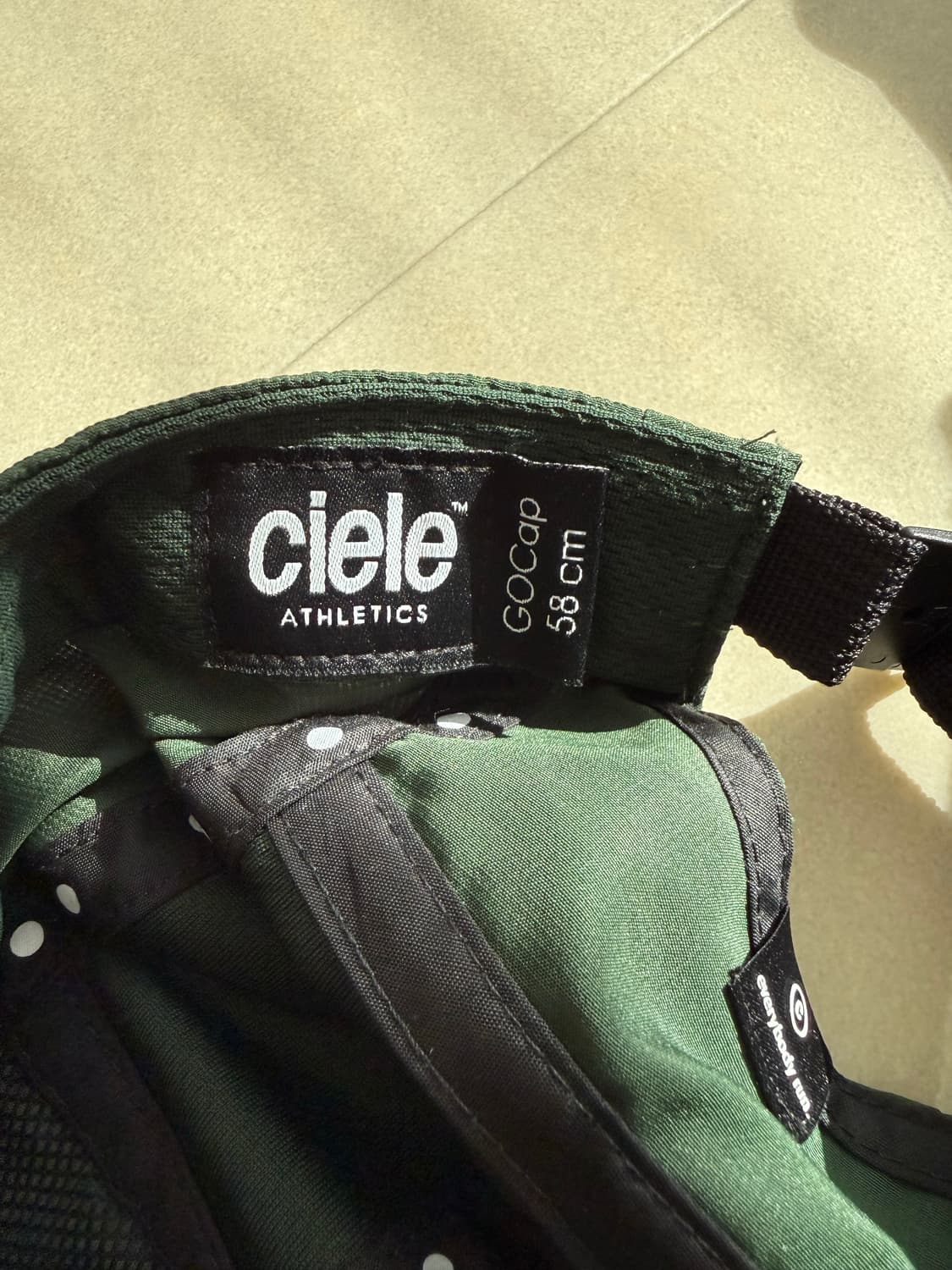씨엘르 런닝모자 그린 58cm 상품이미지2