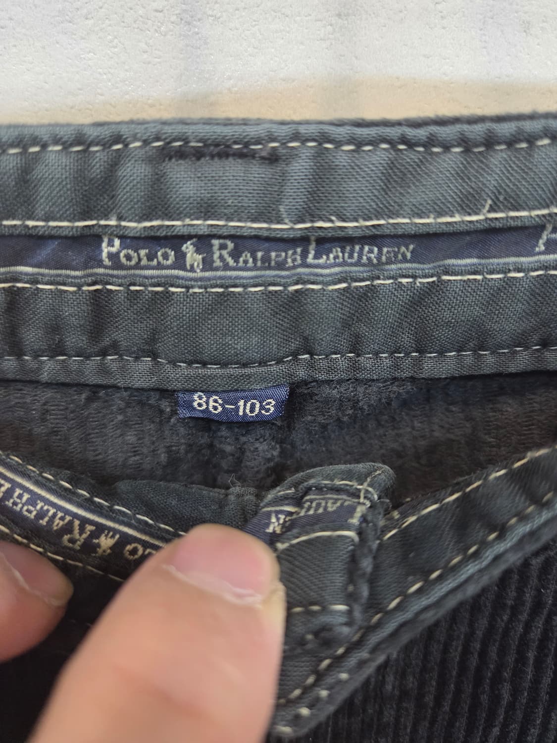 폴로랄프로렌 올드스쿨 빈티지 투턱 코듀로이 팬츠 대략 31 상품이미지4