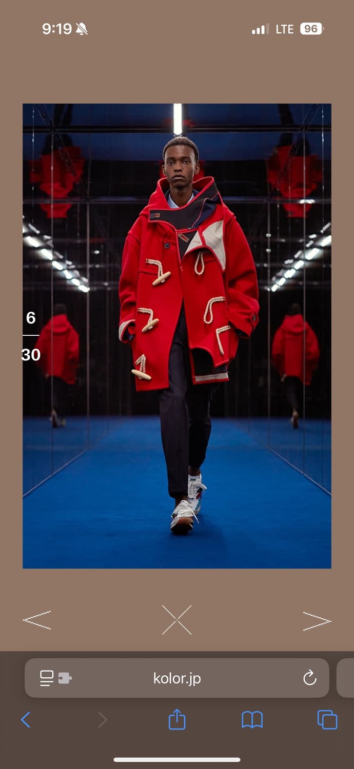 kolor 22aw 더플코트 상품이미지1