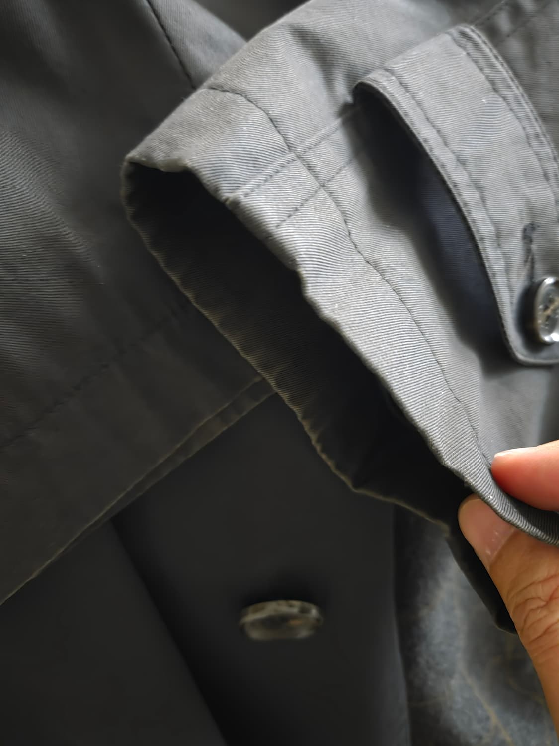 더반 D'URBAN 트렌치코트 팜. 블랙 발마칸 맥코트 100~105 상품이미지6