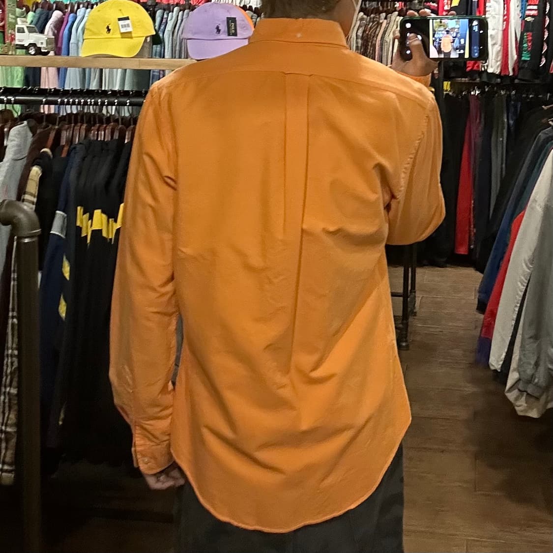 [HI] 폴로 랄프로렌 셔츠 라이트오렌지 상품이미지5