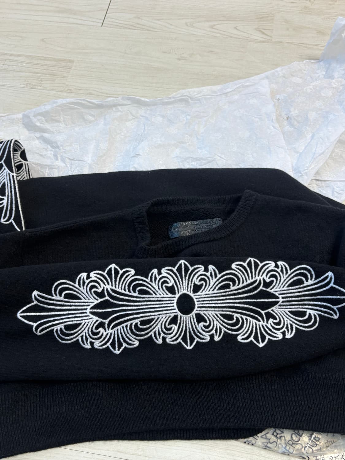 크롬하츠 플로랄 캐시미어 니트 XL 새상품 상품이미지5