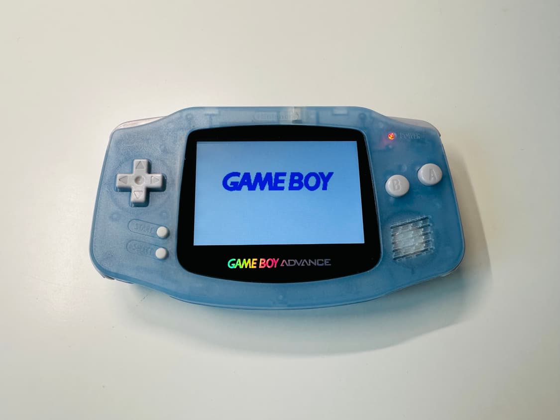 닌텐도 GBA 게임보이 어드밴스 밀키블루 IPS 백라이트 박스셋 판매 상품이미지8