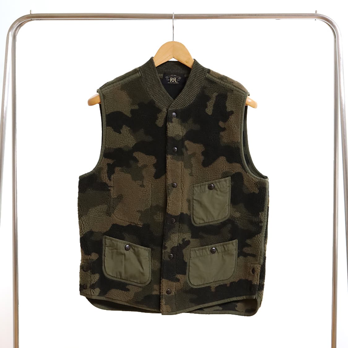 RRL 더블알엘 카모플라쥬 플리스 베스트 M 상품이미지2