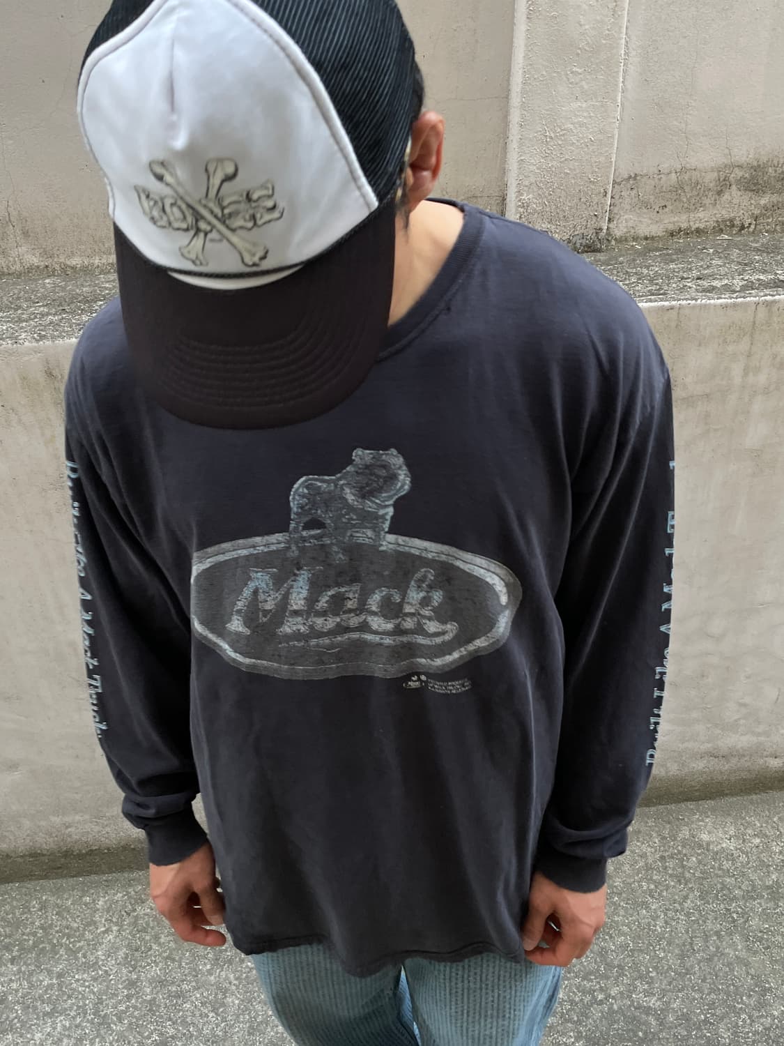 90-00s Mack truck distressed long sleeve 상품이미지4