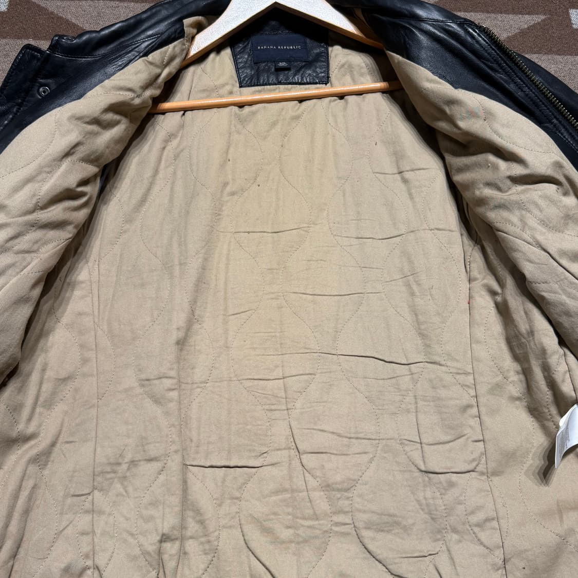 바나나리퍼블릭 헤비 램스킨 필드 자켓 L 105 양가죽 상품이미지6