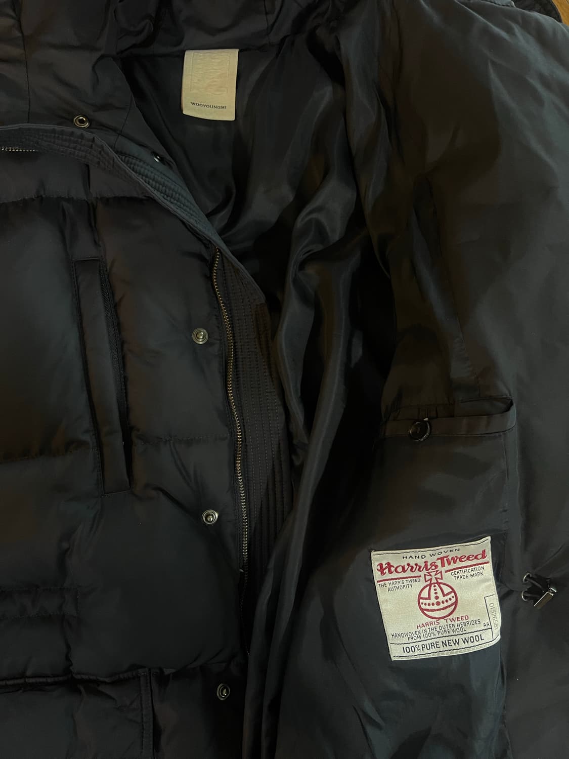 우영미 해리트위드 울 패딩 상품이미지4