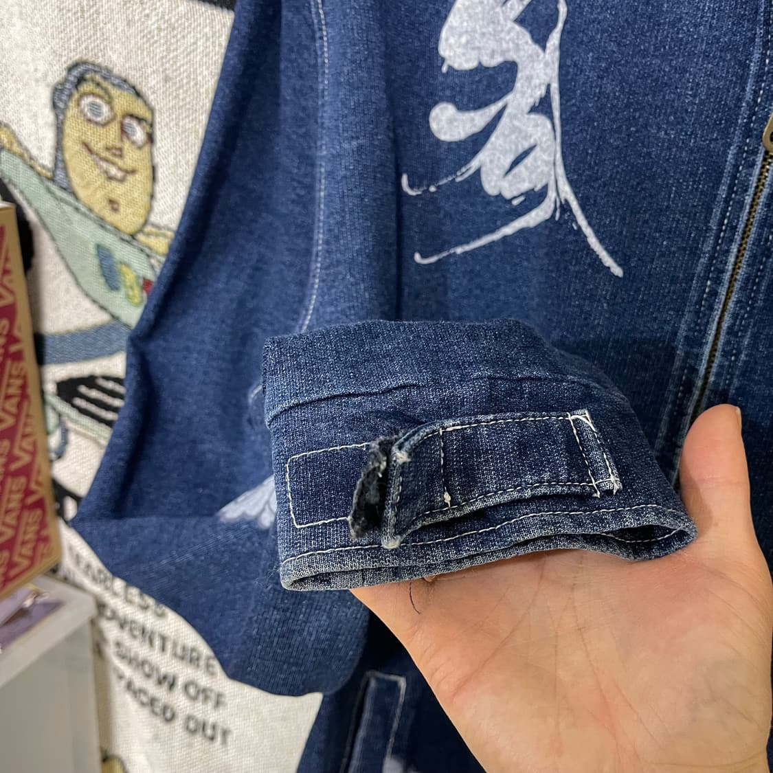 San maruich 일본 빈티지 데님 후드집업 상품이미지10