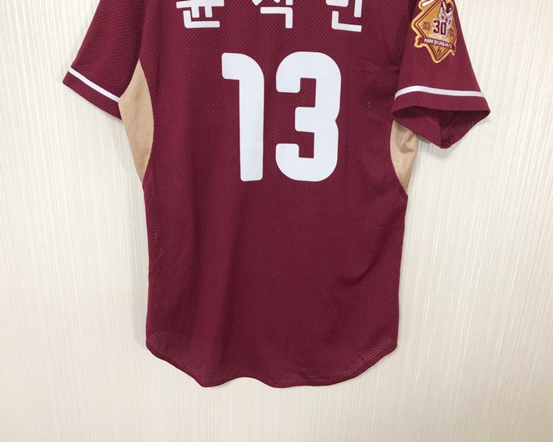 KBO 위팬 넥센(키움)히어로즈 원정유니폼/져지 95 #13 윤석민 상품이미지10