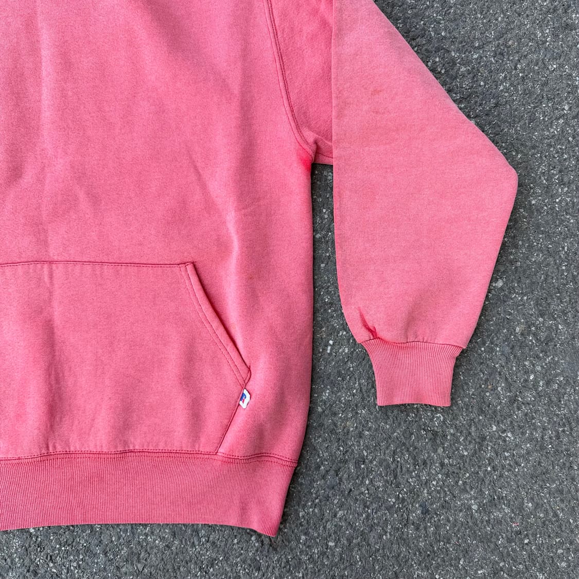 90s USA Russell Athletic Faded Hoodie 상품이미지3