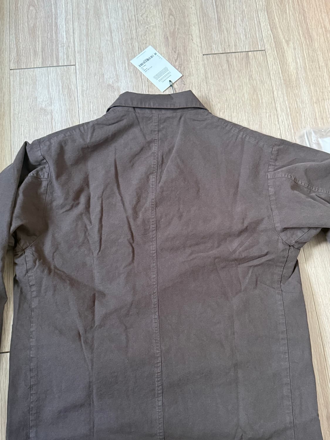 비헤비어 DYED C/L 싱글 자켓 브라운 2사이즈 상품이미지4