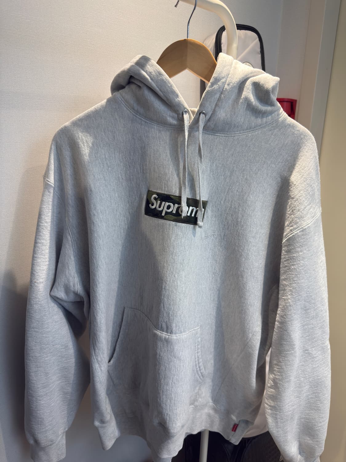 슈프림 카모 박스로고 후드티 그레이 L 상품이미지1