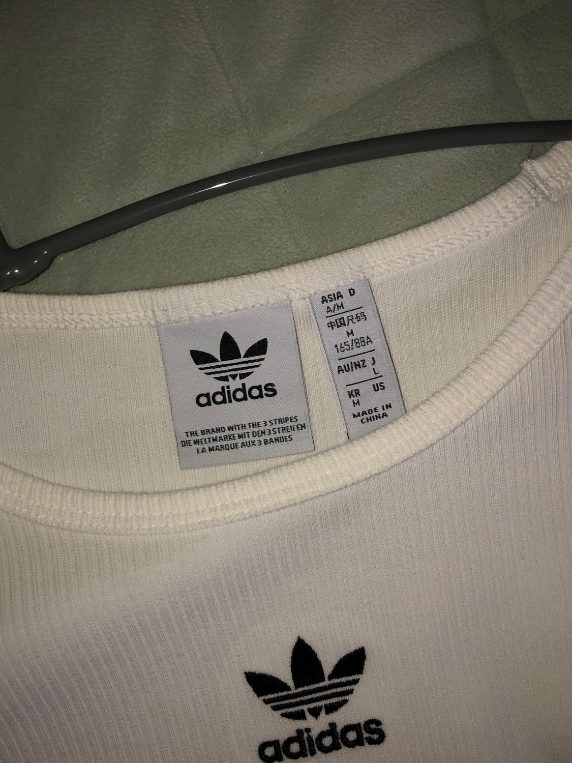 아디다스 크롭 반팔 상품이미지3