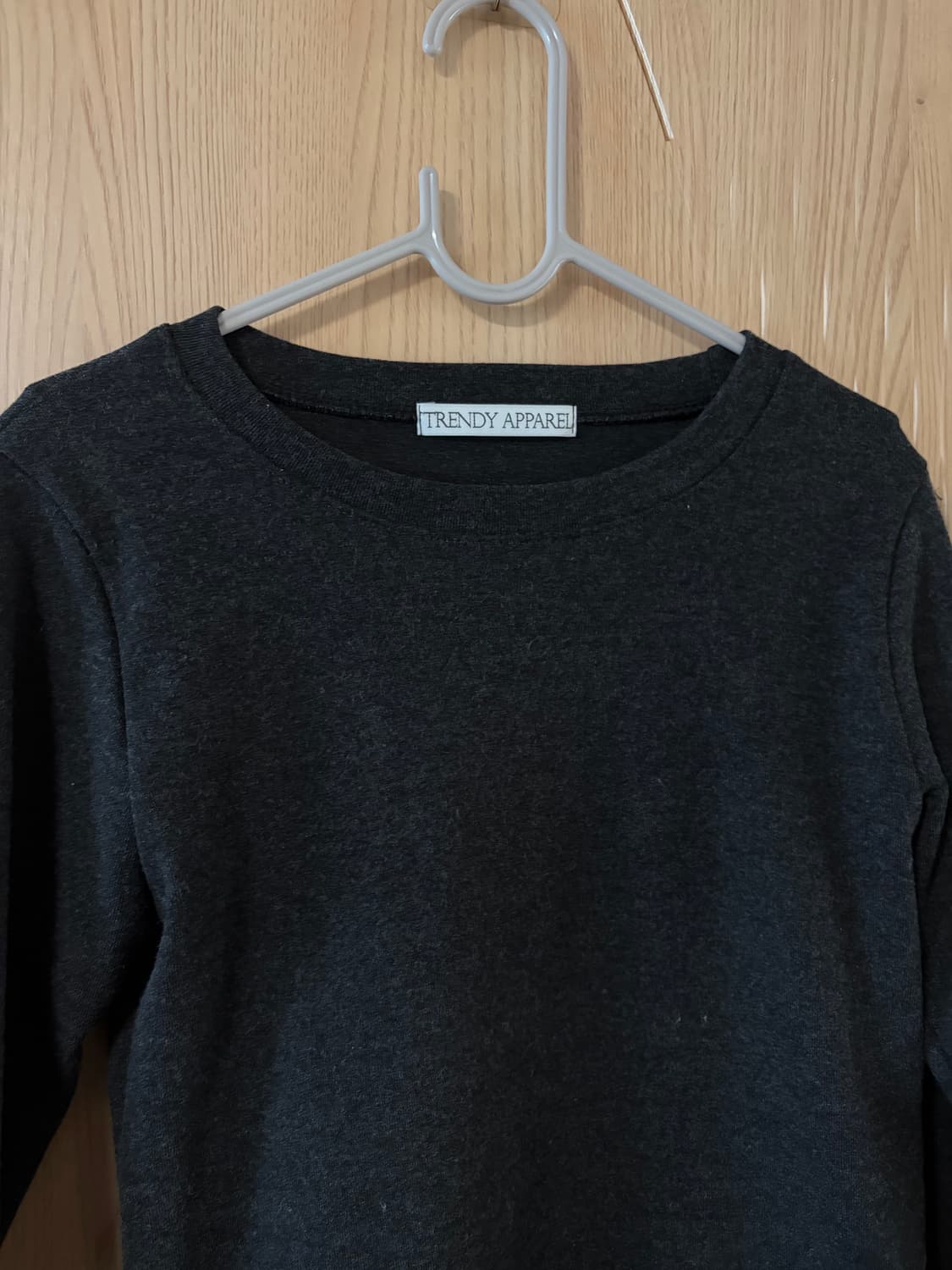 트렌디 어패럴 차콜 7부 티셔츠 상품이미지8