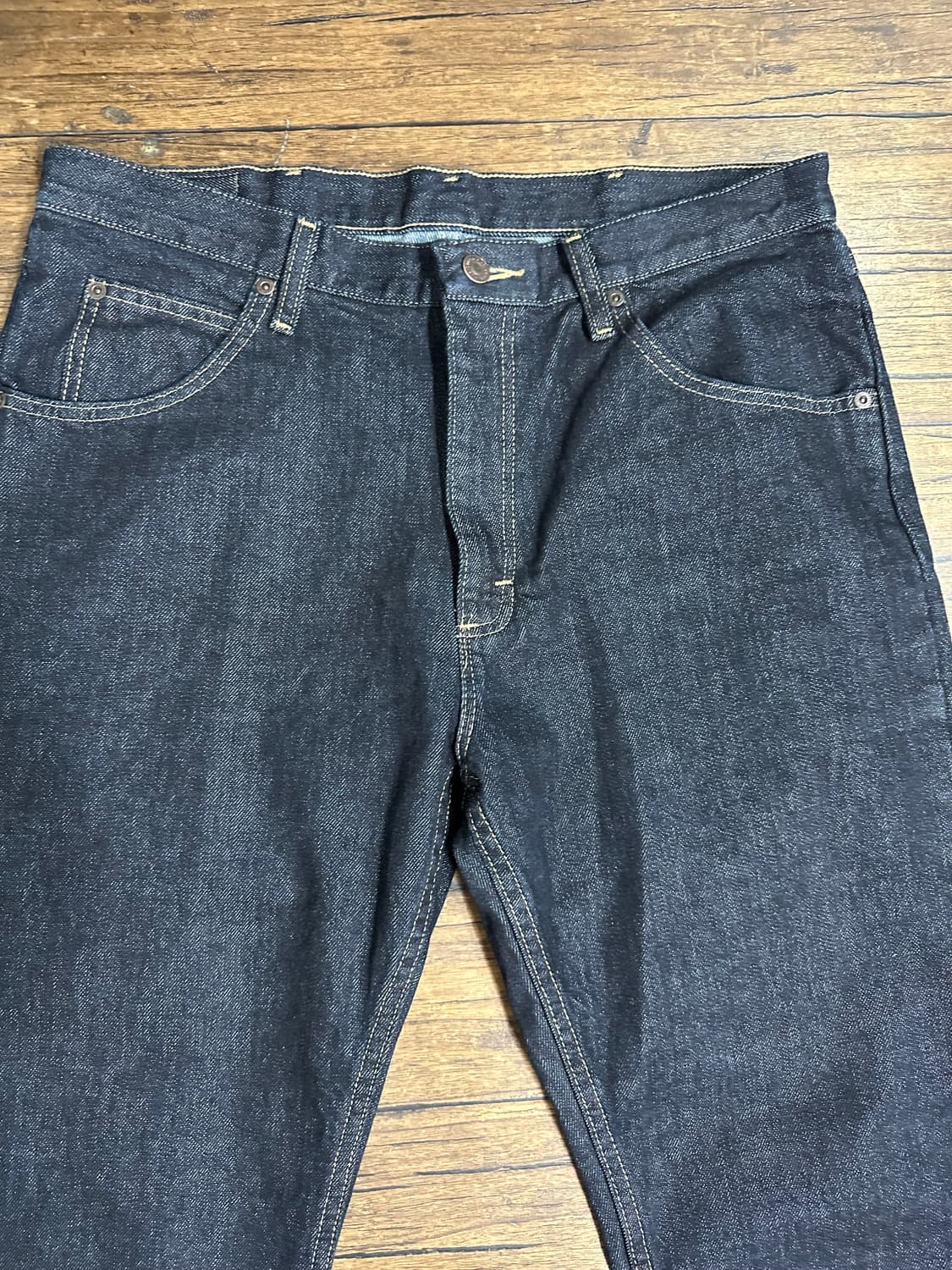 Wrangler 생지 데님 팬츠 34x30 상품이미지3