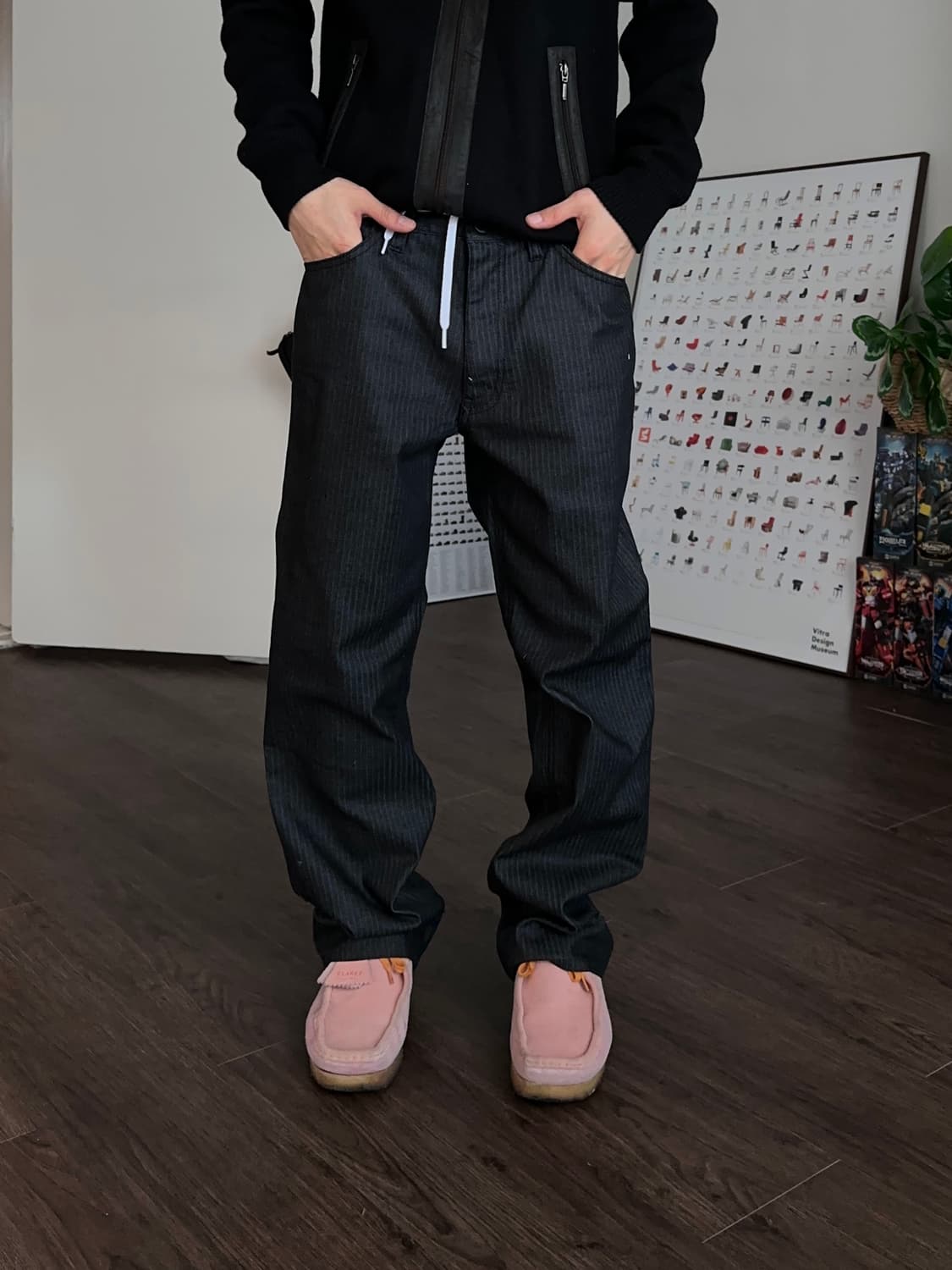 Jun Men 스트라이프 루지 트라우저 상품이미지5