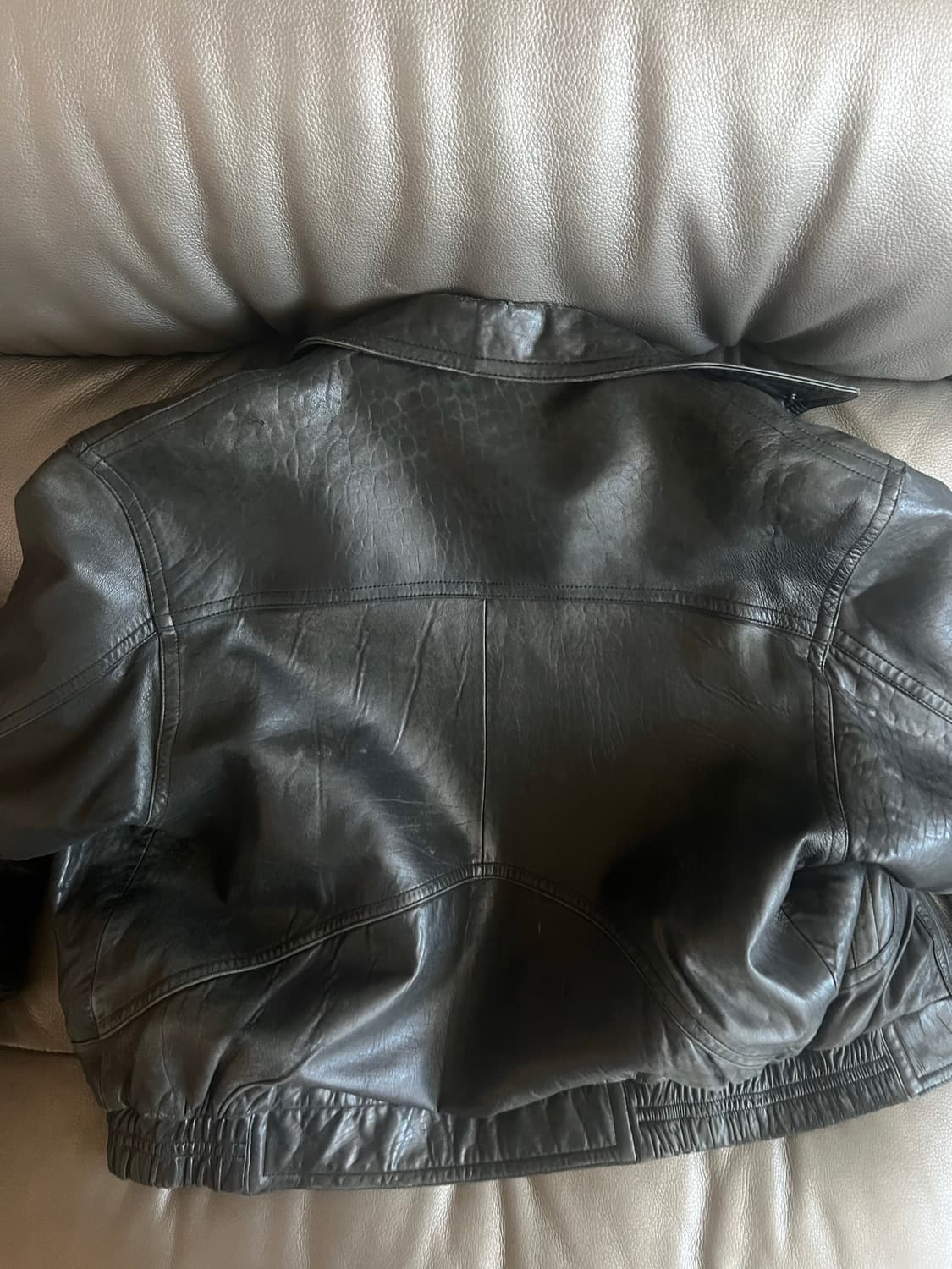 Tipi cosi 레더 가죽 자켓 봄버 95 사이즈 상품이미지3
