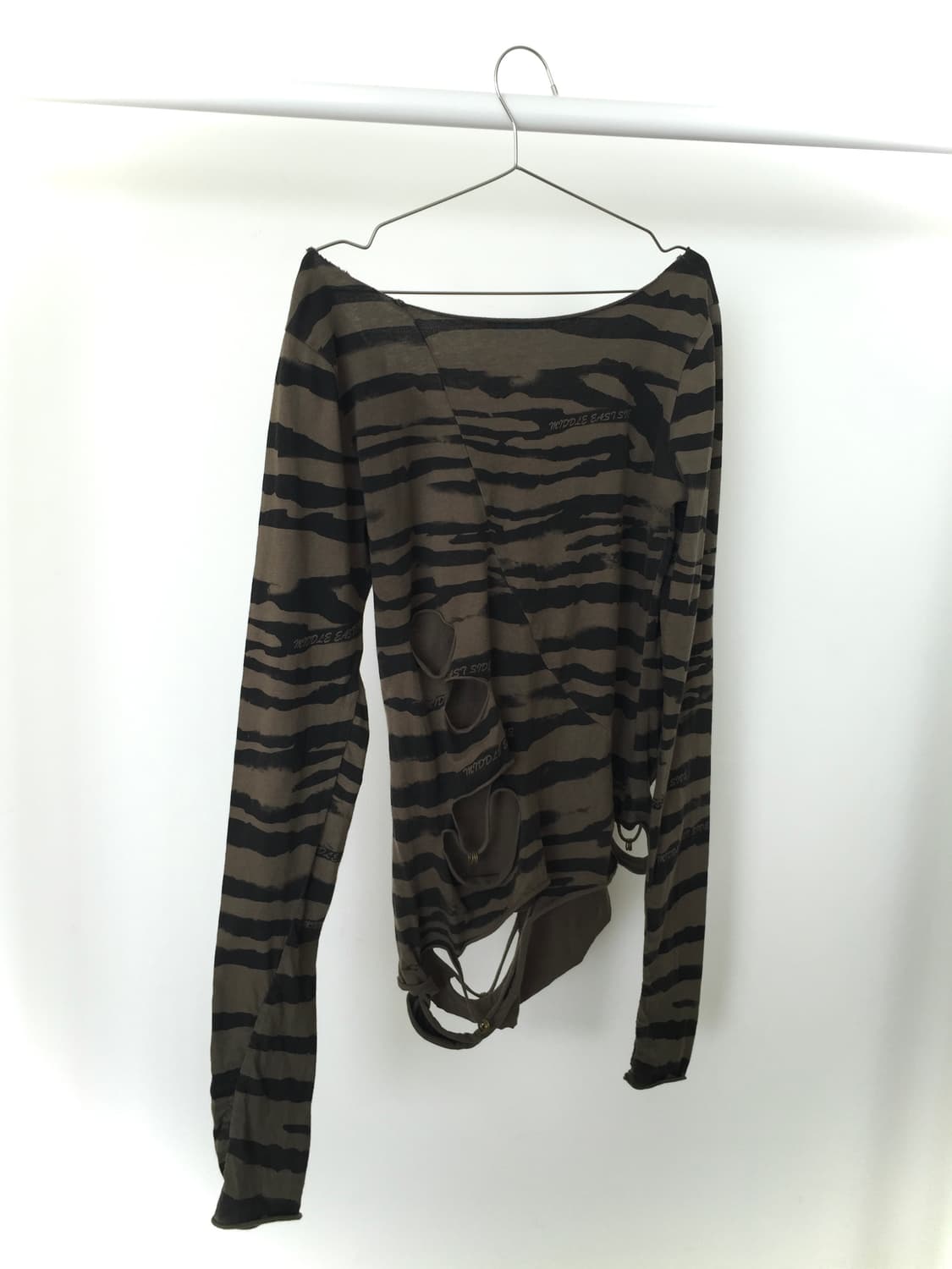 Gyaru 00s Grunge Top 오네갸루 지브라 탑 상품이미지2