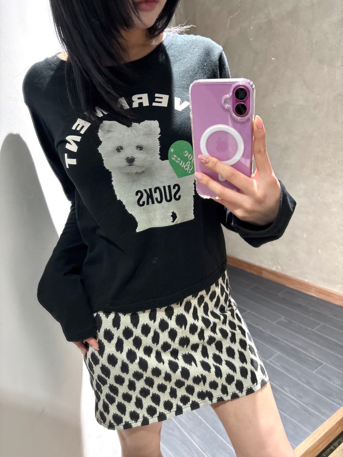 히스테릭 글래머 프린팅 롱슬리브 상품이미지1