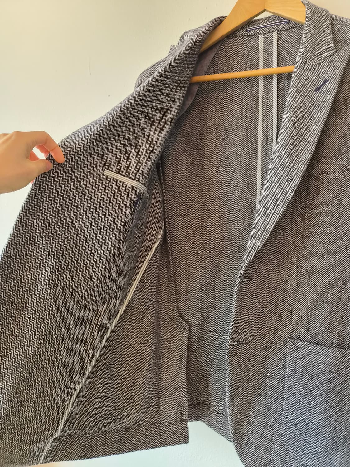 타미힐피거 남성 헤링본 울자켓
 상품이미지4