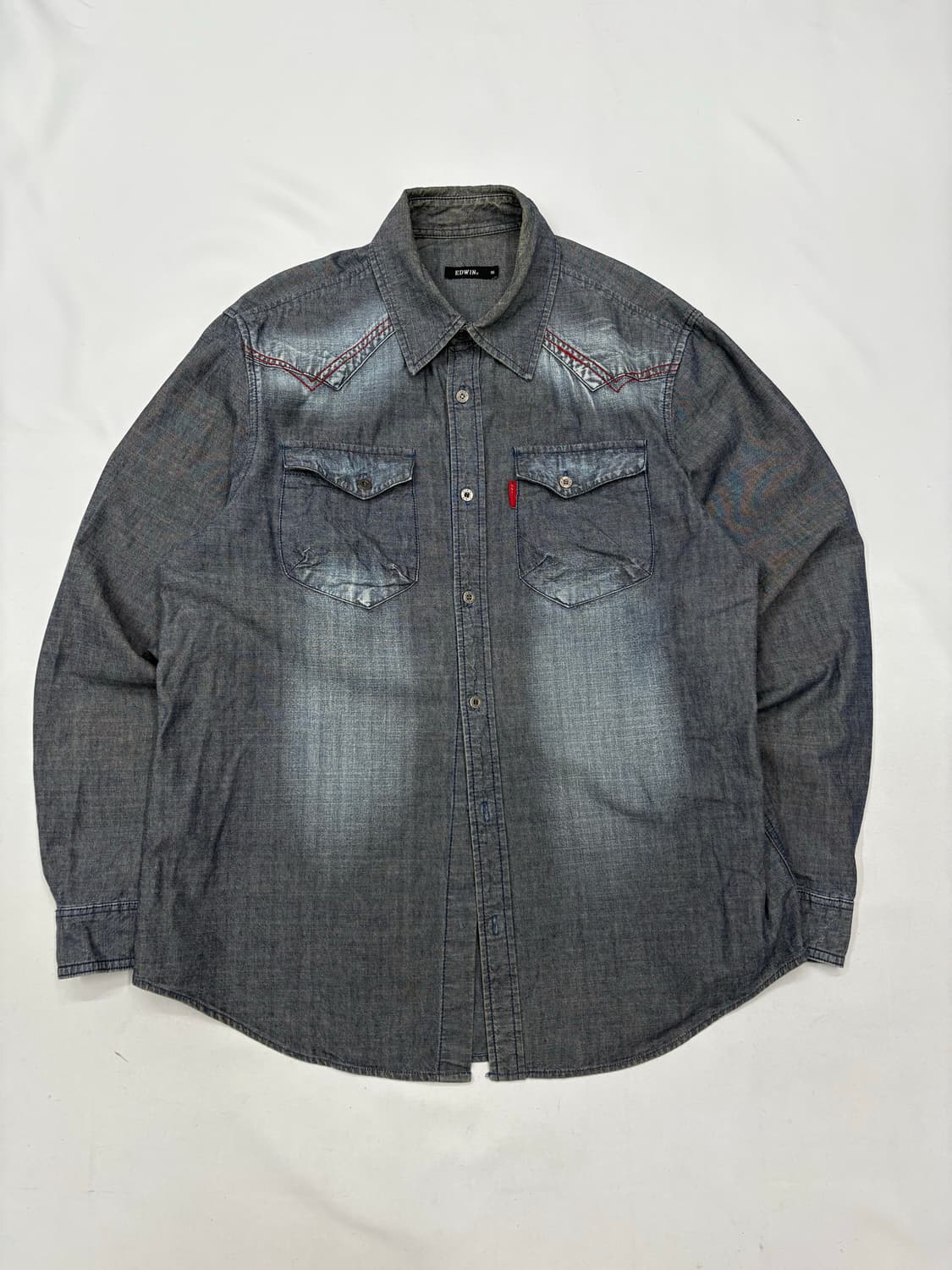 에드윈 웨스턴 데님 셔츠 상품이미지5