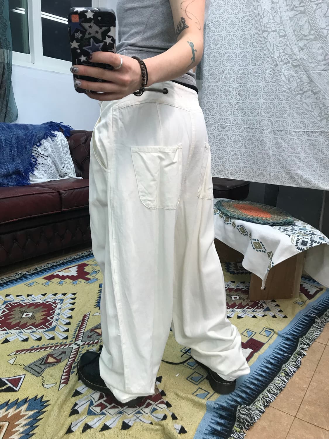 자라 핀턱 밴딩 린넨 팬츠 (Z1002) 상품이미지2