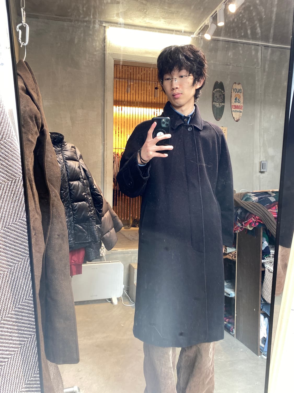 폴 스튜어트Newyork 캐시미어 코트 상품이미지1