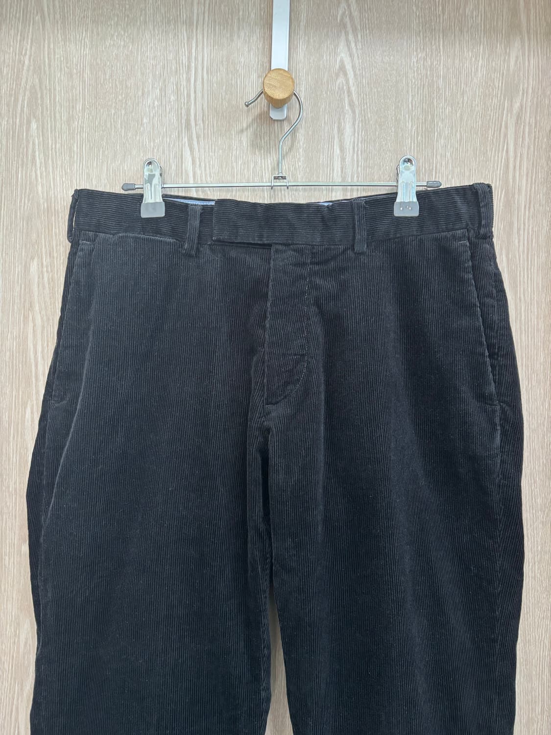 폴로 클래식핏 코듀로이 치노팬츠30"/블랙 상품이미지2