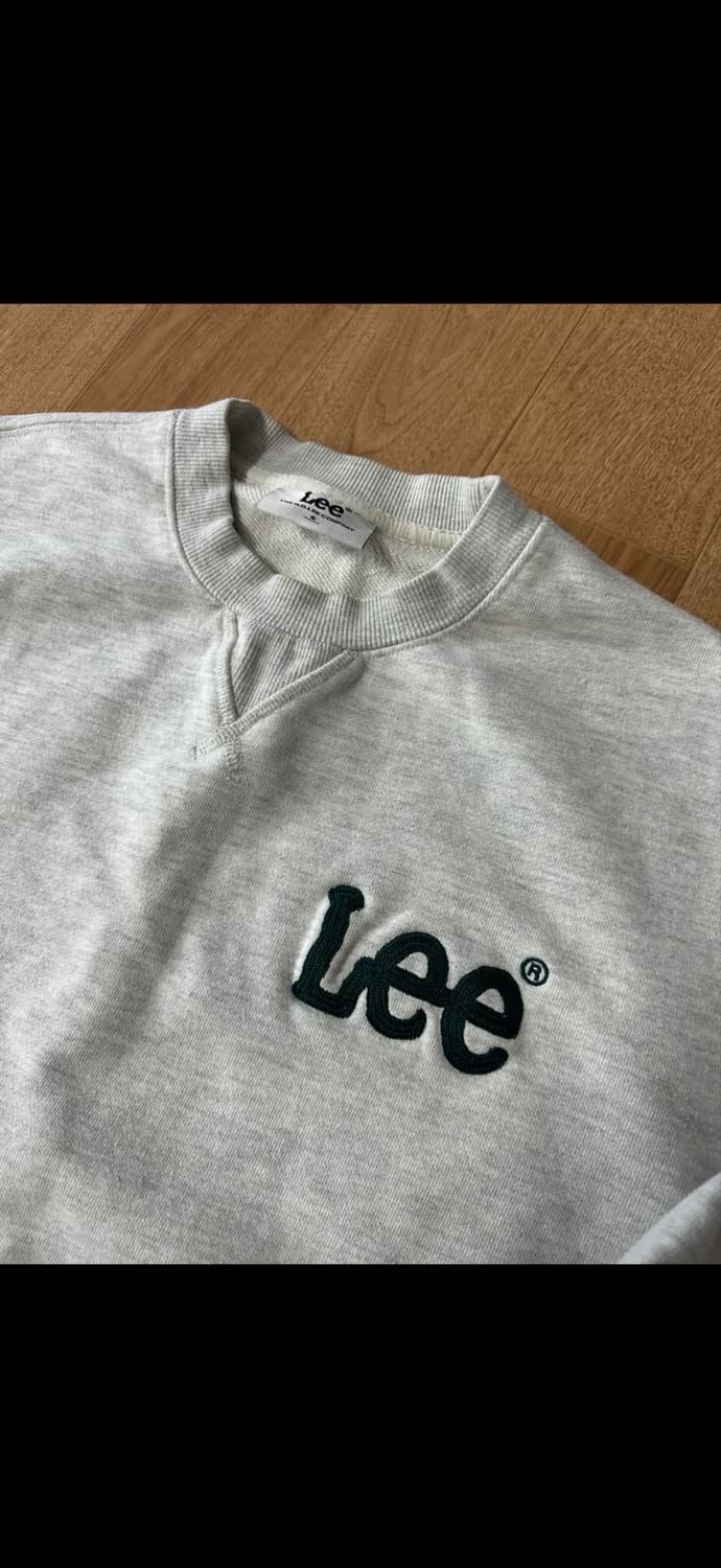 Lee 로고 맨투맨 오트밀 S 상품이미지1