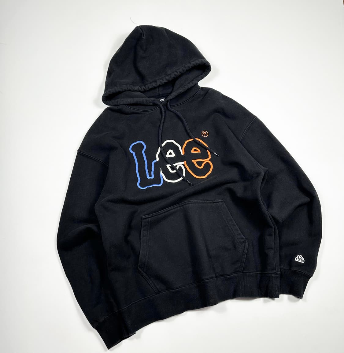 LEE 리 빅로고 후드티  실측L 상품이미지1