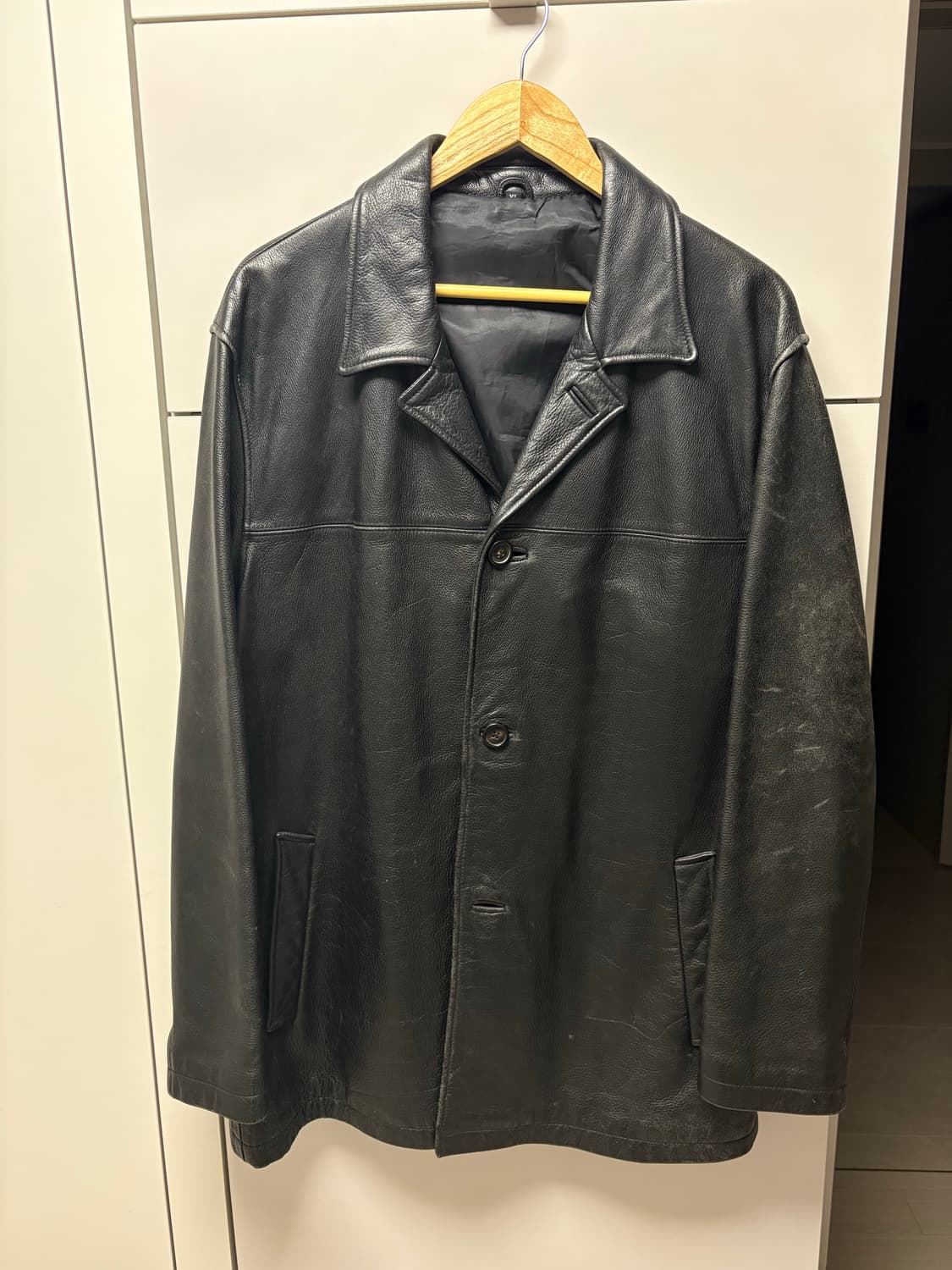 빈티지 가죽 카 코트 100-103 상품이미지1