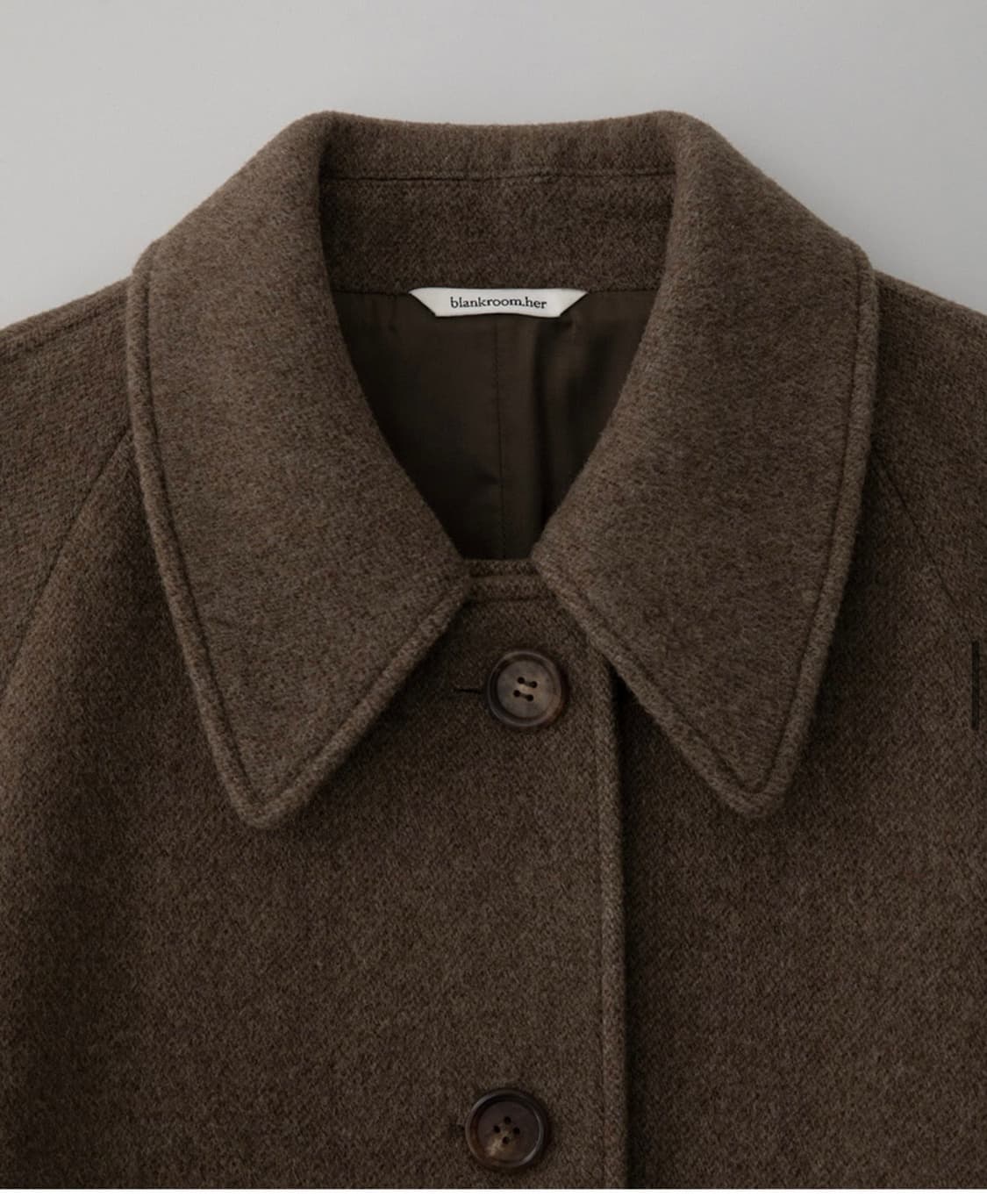 블랭크룸 우먼 엘리코트 브라운 상품이미지4