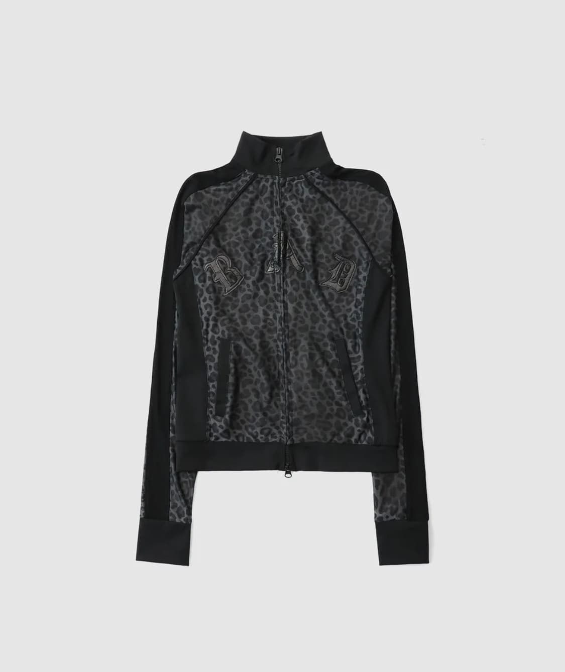 배드블러드 미스틱 트랙 집업 블랙레오파드 상품이미지1