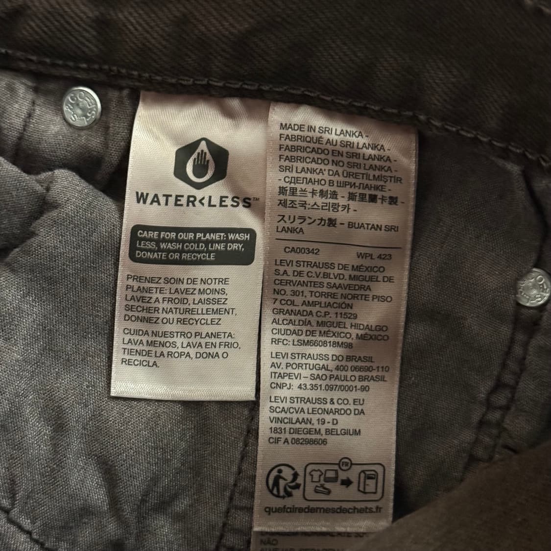 리바이스 브라운 데님 28-29 상품이미지7