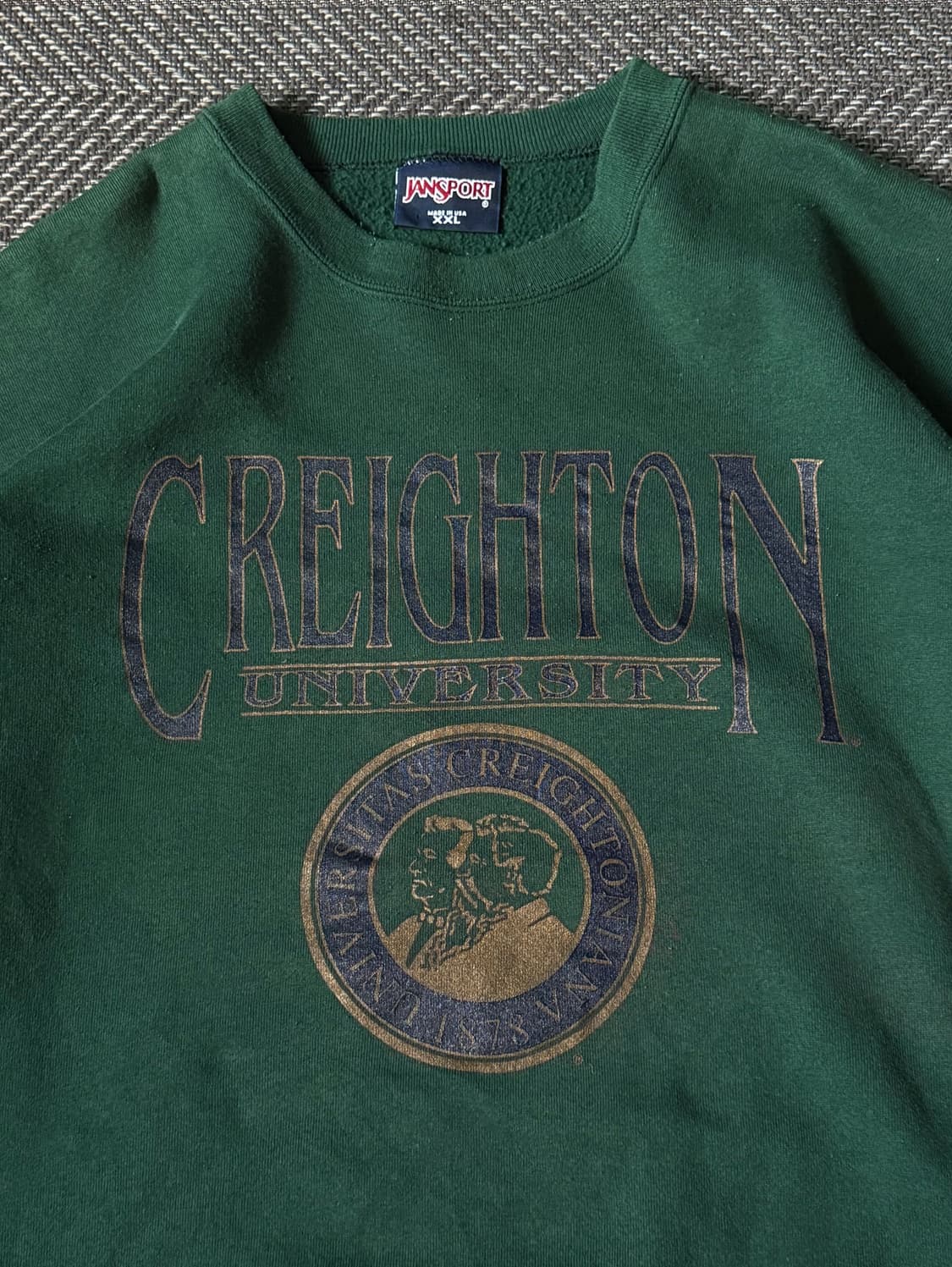 90s USA JANSPORT 빈티지 컬리지 스웻셔츠 (105-110) 상품이미지2