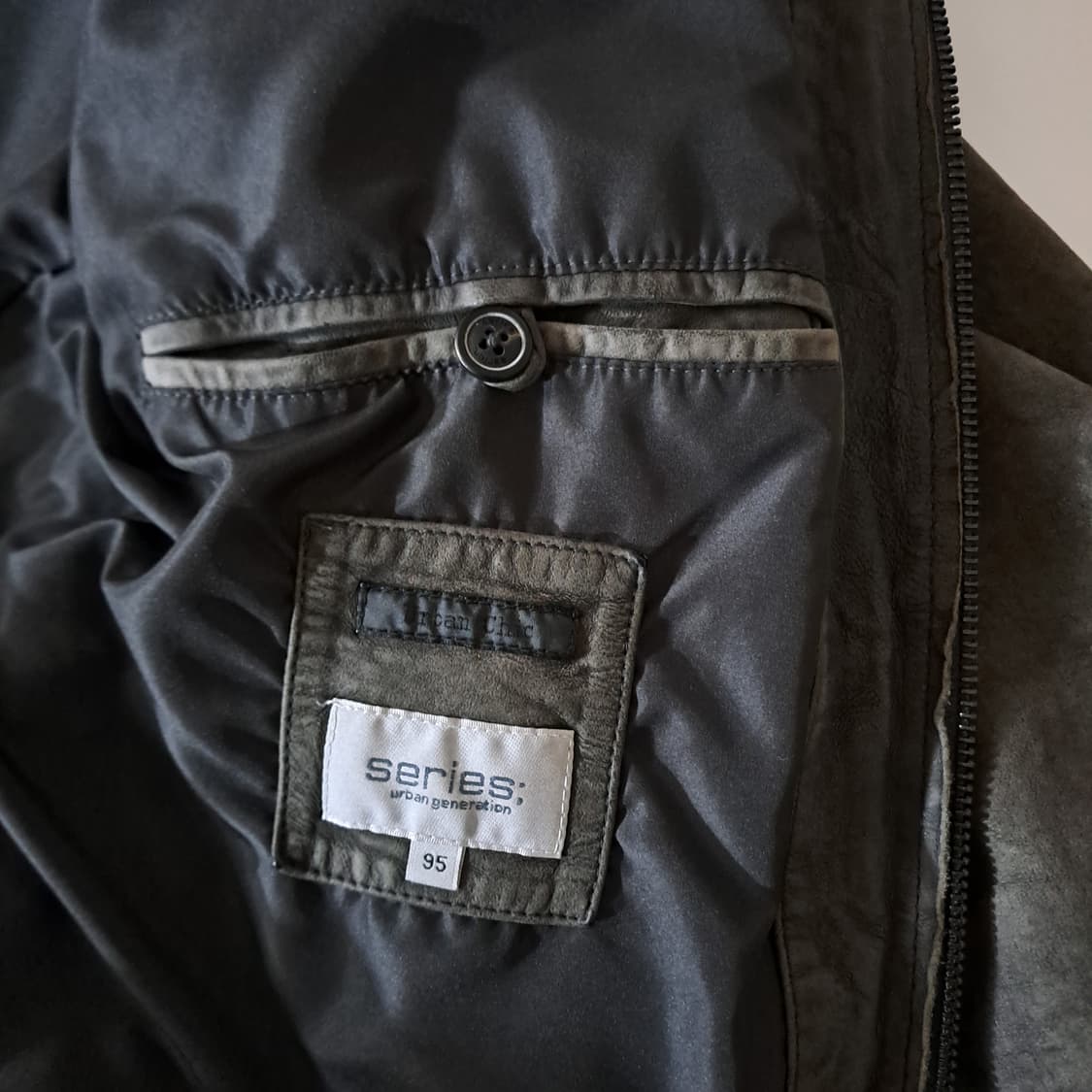 (택포) 시리즈 램스킨 포테로사 블루종 점퍼 95 B223 상품이미지8