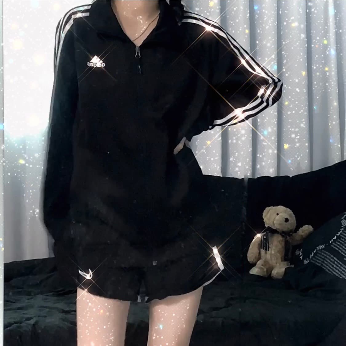 아디다스 져지 삼선 트랙탑 L 100 상품이미지4
