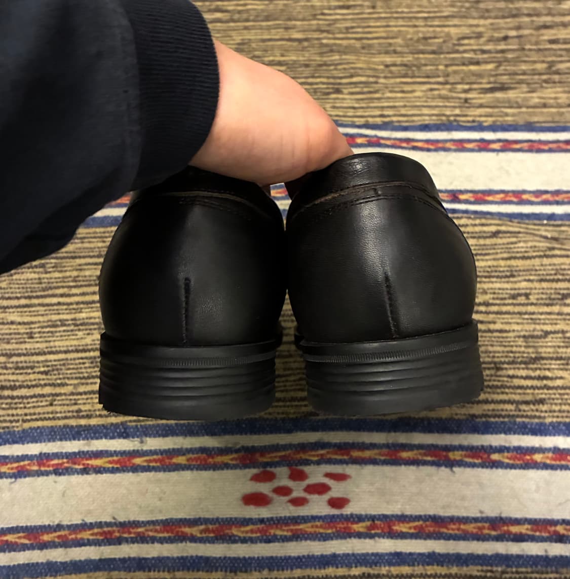 (260)DAKS 닥스 세미캐주얼 쿠셔닝 경량 가죽 로퍼 구두 블랙 상품이미지6