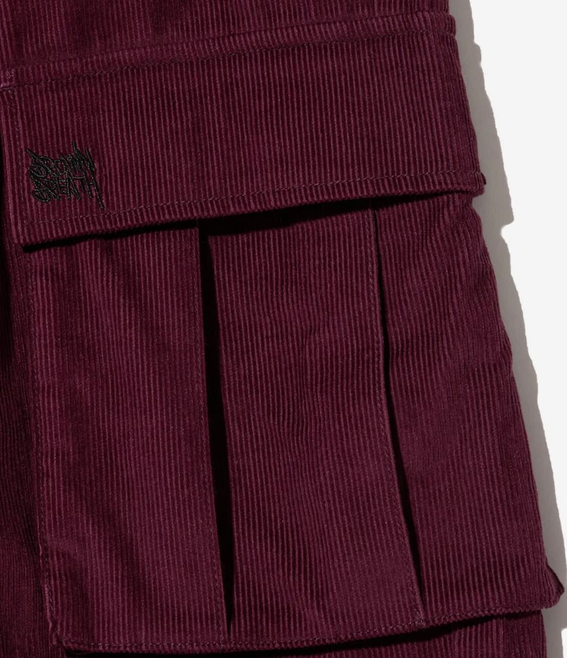 CORDUROY POCKET PANTS - BURGUNDY 상품이미지3