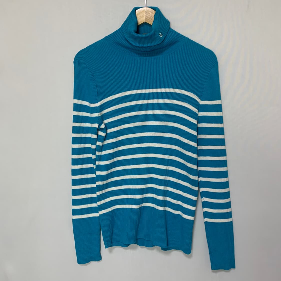 로렌 랄프로렌 모크넥 하이넥 스트라이프 빈티지 니트 상품이미지2