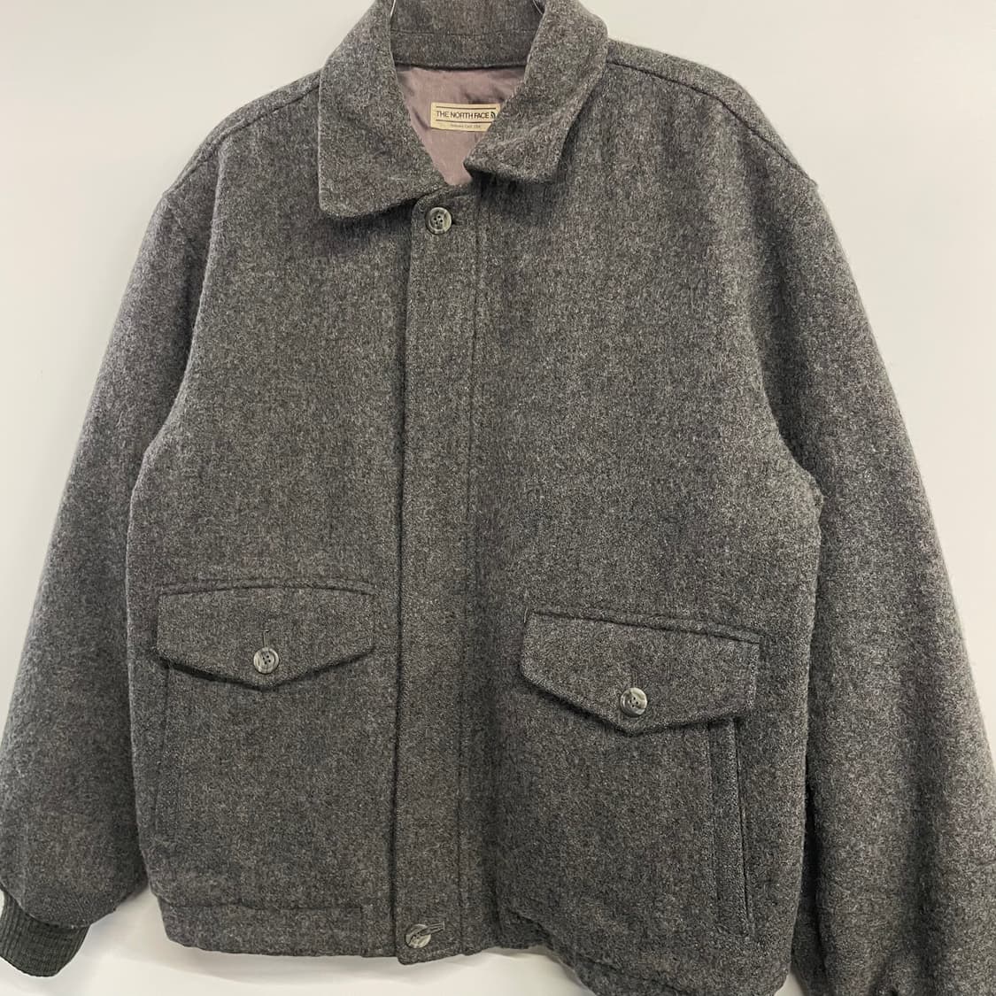 90s 노스페이스 울 블루종 자켓 상품이미지3