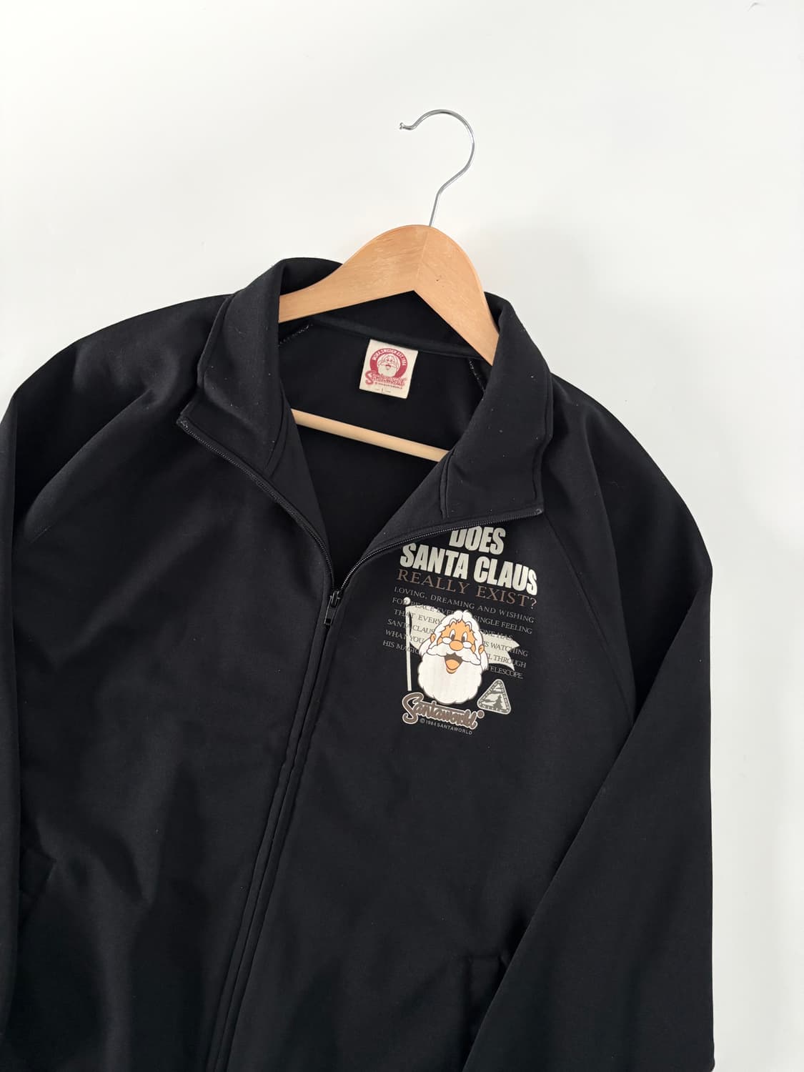 90‘s Captain Santa 캡틴산타 산타클로스로고 블랙컬러 트랙탑 상품이미지3