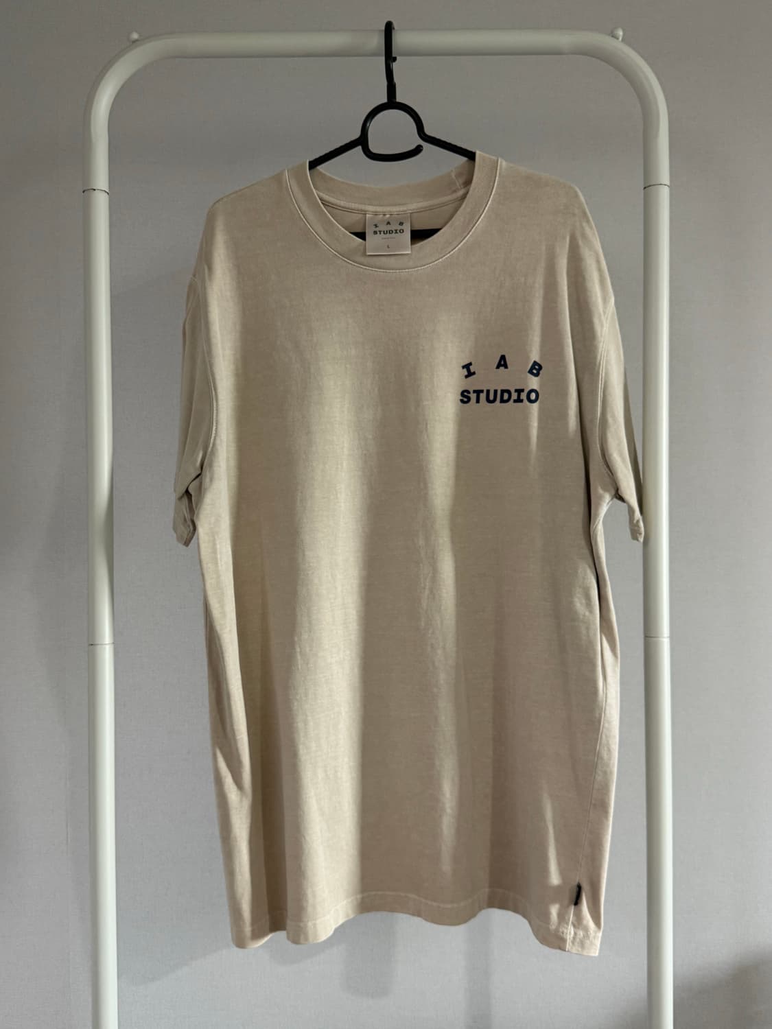 [아이앱스튜디오] 피그먼트 오트밀 반팔 L 상품이미지2