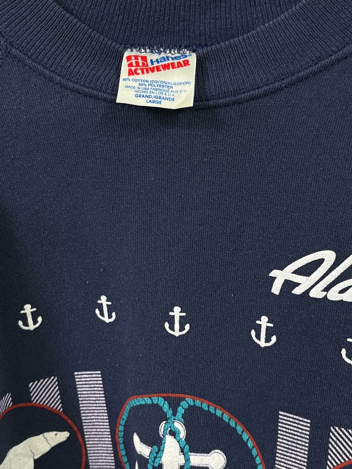 90s USA hanes 헤인즈 스웻셔츠 상품이미지3