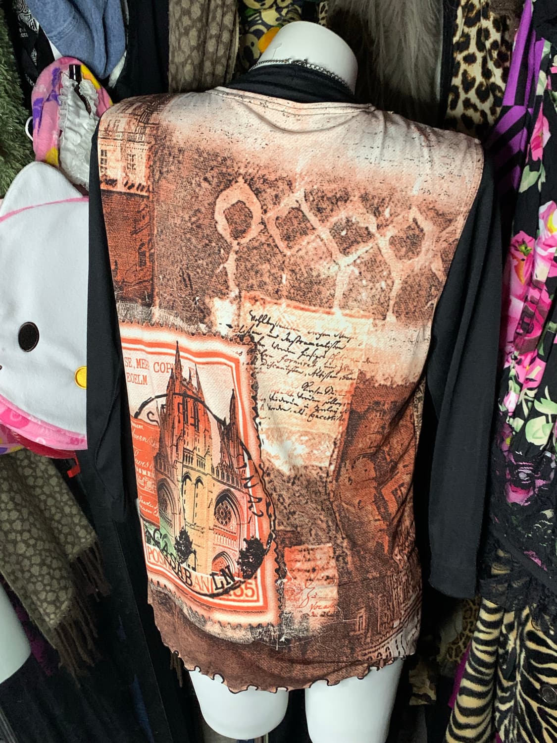 오리엔탈 그런지 레이스 레이어드 탑 상품이미지3