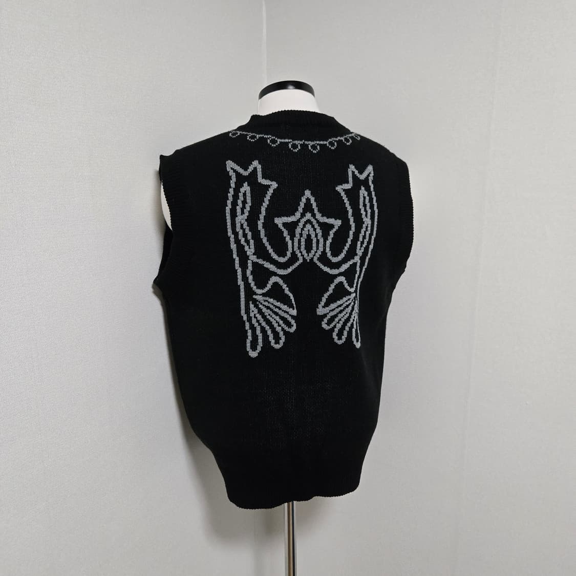 바스틱 웨스턴 패턴 니트 베스트 / 남성 조끼/ 남성 베스트  상품이미지9
