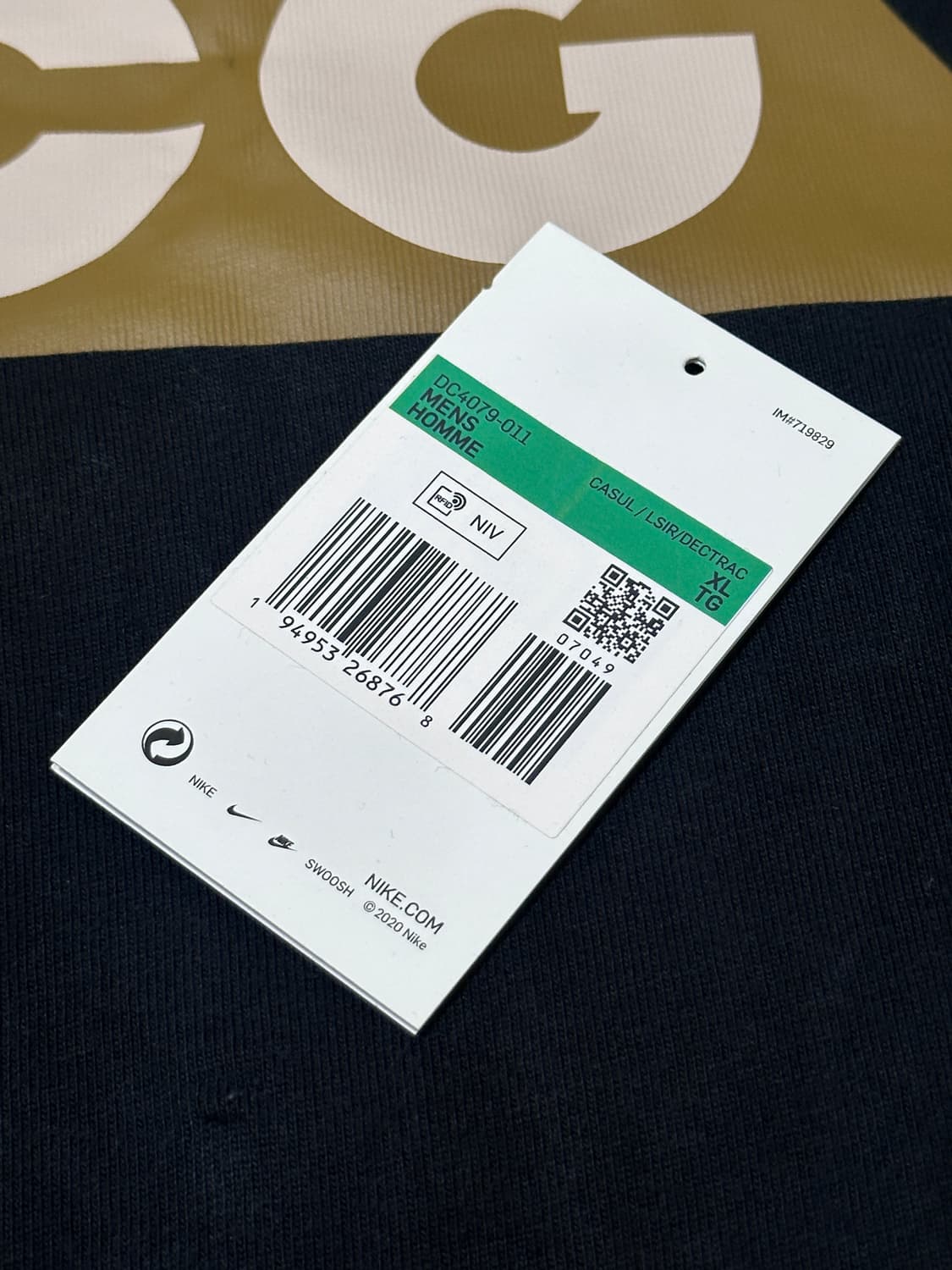 [XL:US]나이키 ACG 롱슬리브 로고 티셔츠 블랙 상품이미지8