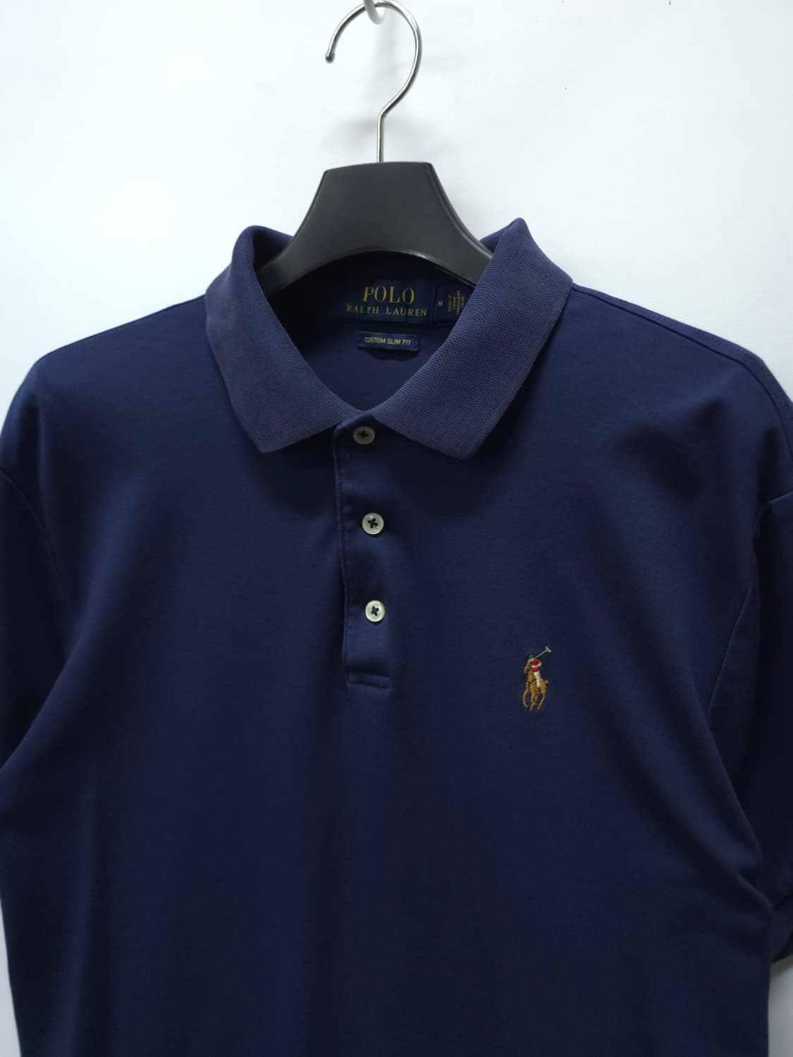 폴로 랄프로렌 커스텀 슬림핏 반팔 카라티(95) 상품이미지3